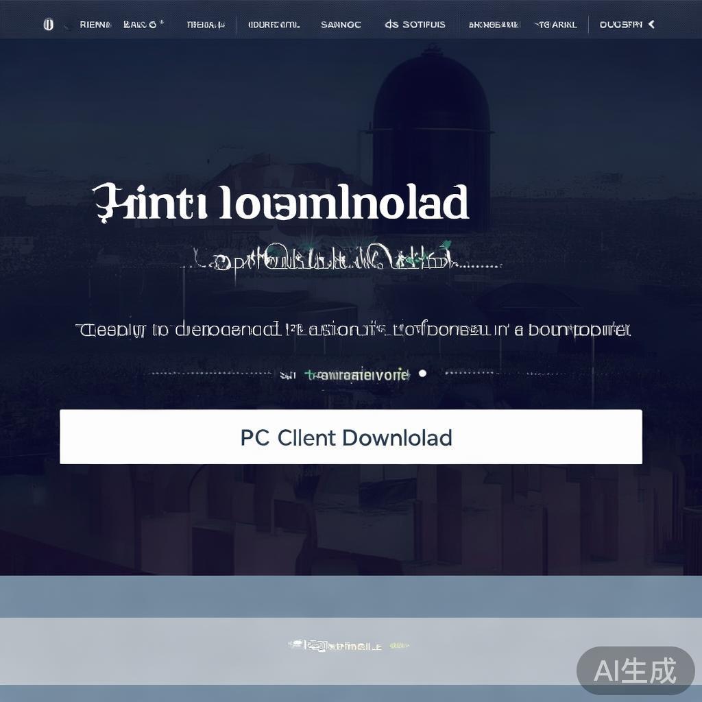 步骤二：选择电脑版客户端下载入口
在官网首页，找